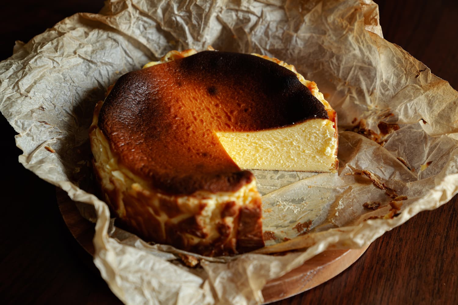 cheesecake basque brûlé